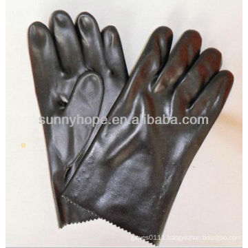 anti chemical pvc coated gloves